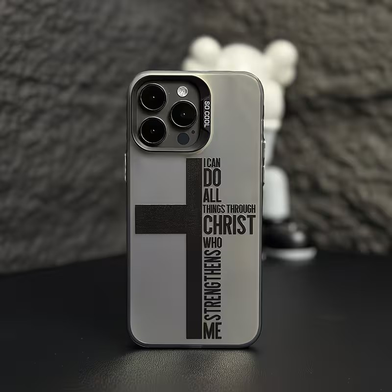 Phone Cases Xr - جراب هاتف بتصميم صليب ومضاد للبصمات