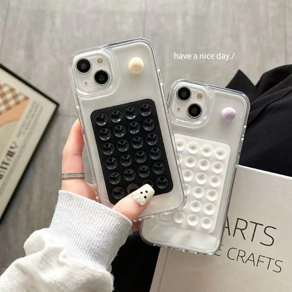 Phone Cases Holder - حامل هاتف سيليكون لاصق متعدد الوظائف،