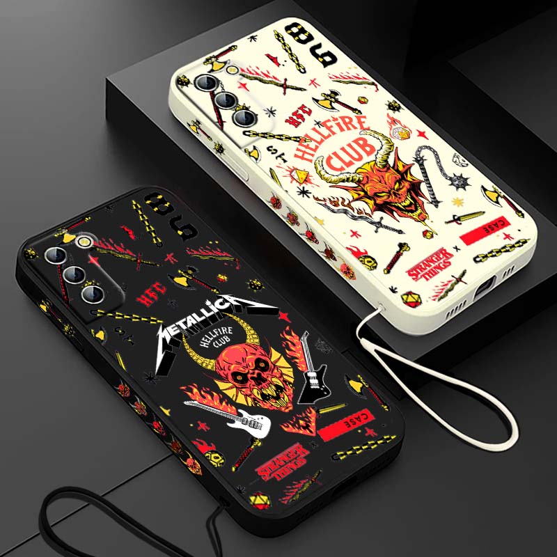Phone Cases Samsung - غطاء هاتف سائل بتصميم شيطان الجحيم