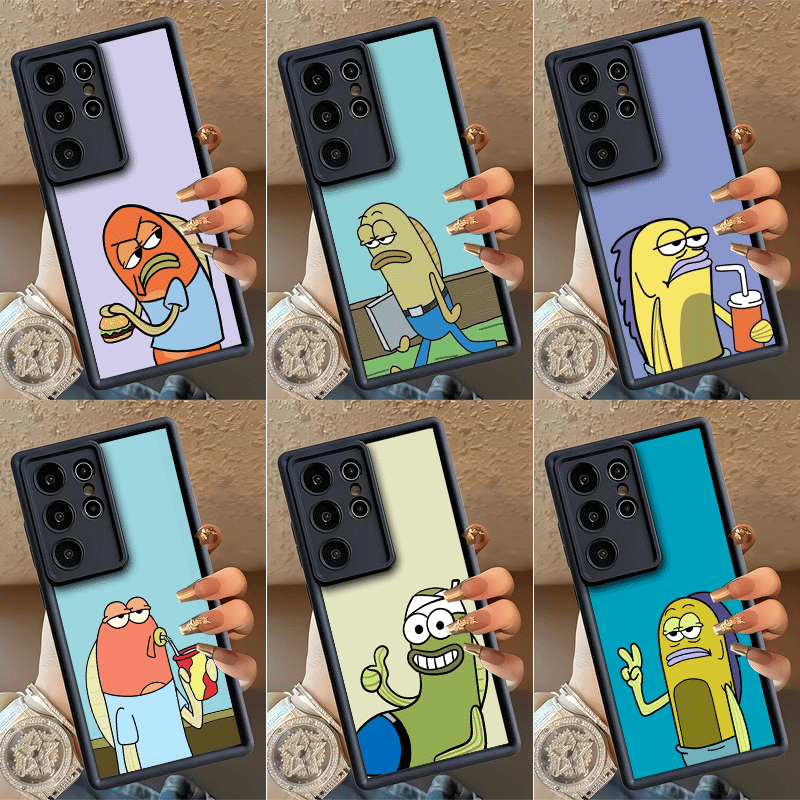 Phone Cases Ugly - غطاء هاتف مضحك بتصميم سمكة كرتونية