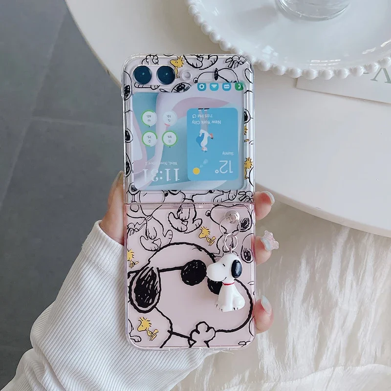 Phone Cases Brown - غطاء هاتف شفاف بتصميم كرتوني لطيف