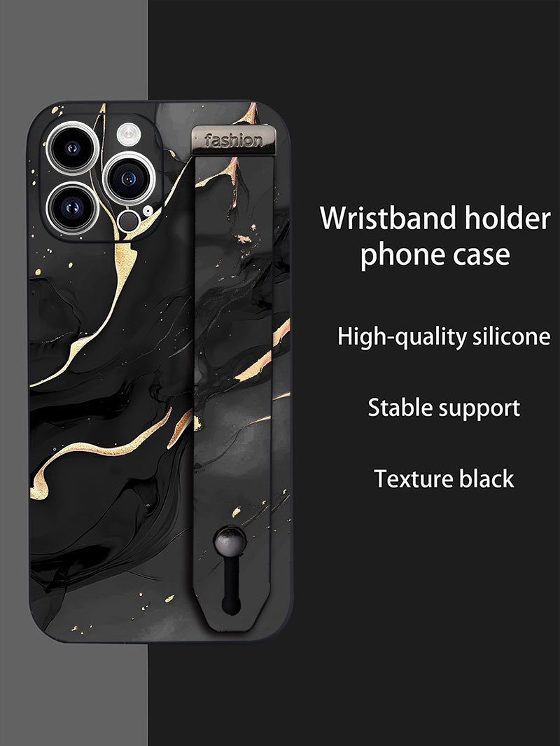 Silicone Liquid Case - الفاخرة السائل سيليكون الرخام نمط شريط