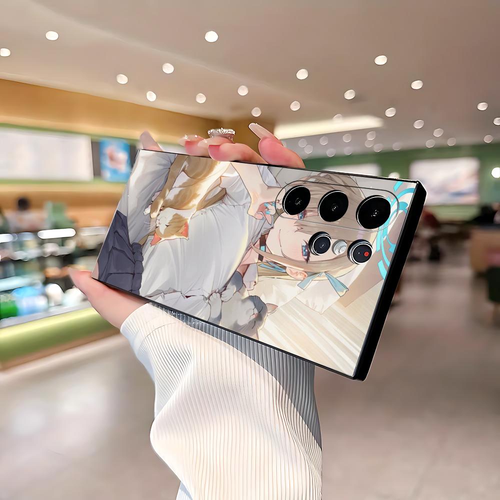Phone Cases Samsung - جراب هاتف أزرق ساخن بتصميم Blue