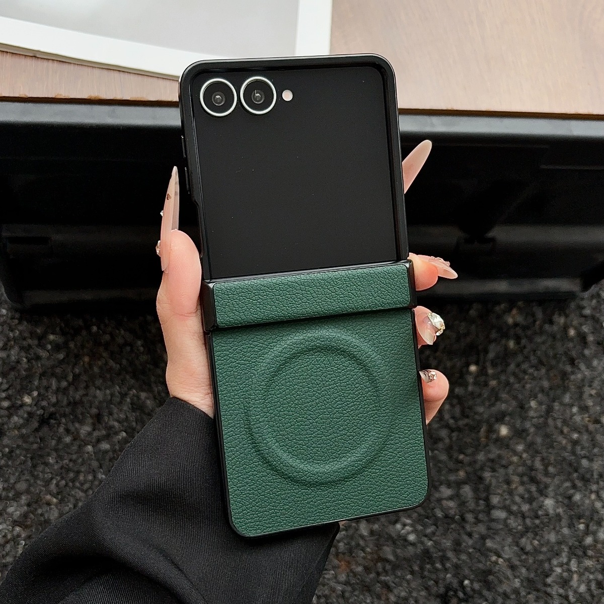 حافظة هاتف فاخرة من الجلد المغ - مراجعة Flip Leather Case وسعره