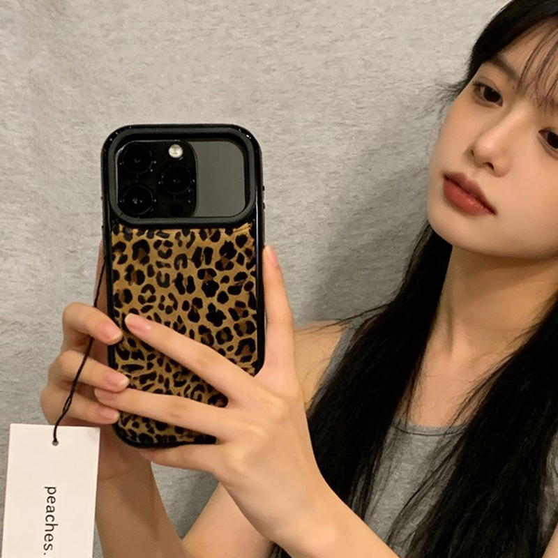 Ins الكورية نمط براون ليوبارد  - مراجعة Phone Cases Brown وسعره