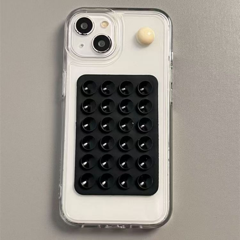حامل هاتف سيليكون لاصق بقاعدة  - مراجعة Phone Cases Holder وسعره