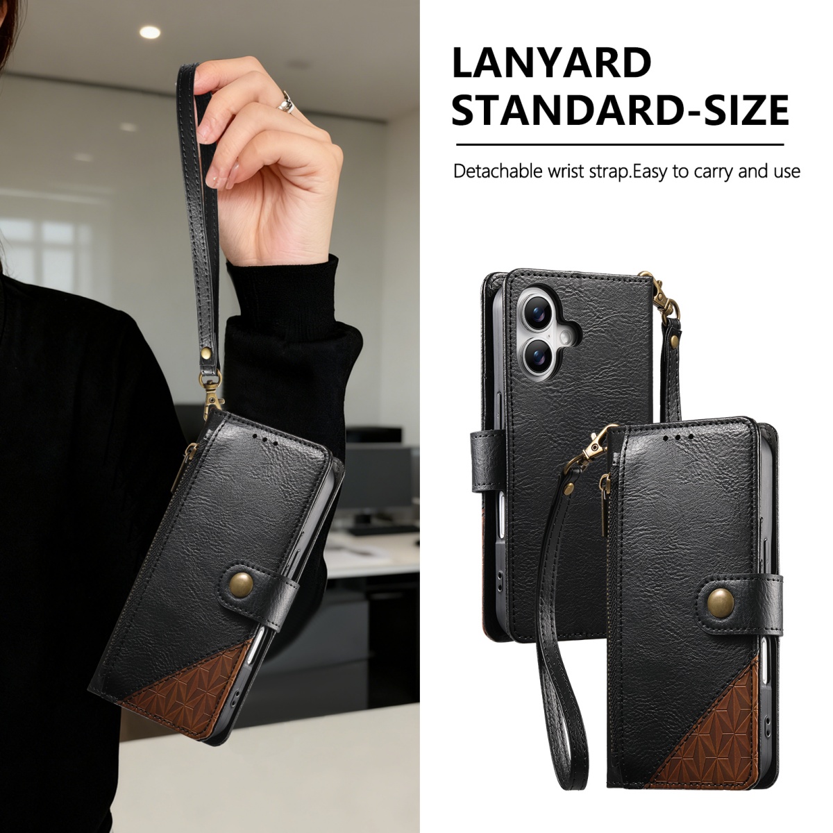 جراب هاتف جلدي بولي يوريثان بس - مراجعة Flip Leather Case وسعره