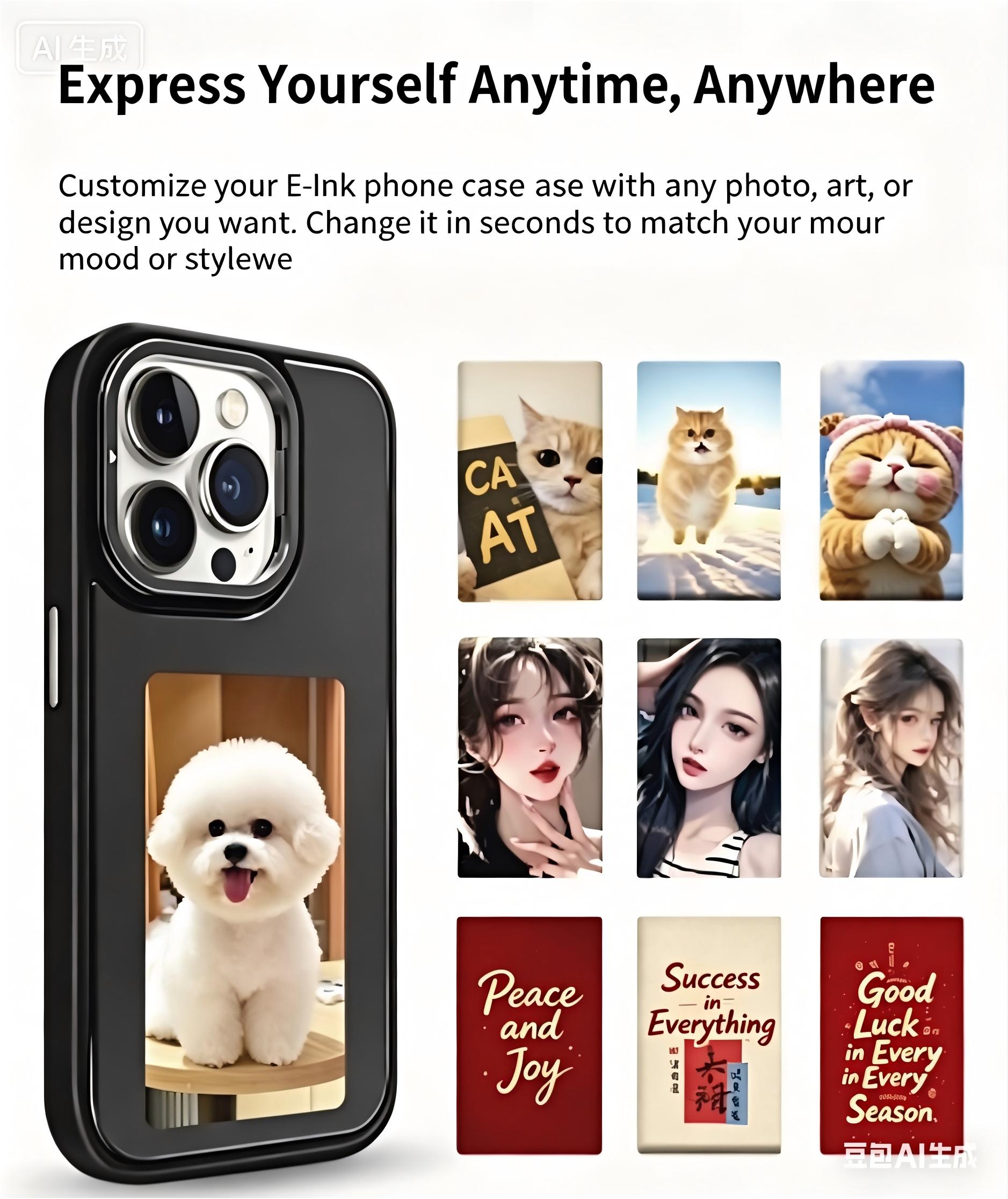 غطاء هاتف ذكي بتقنية NFC وشاشة - مراجعة Phone Cases Personalised وسعره