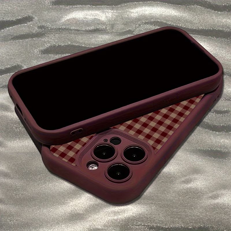 غطاء هاتف من مادة TPU بنمط مرب - مراجعة Phone Cases Brown وسعره