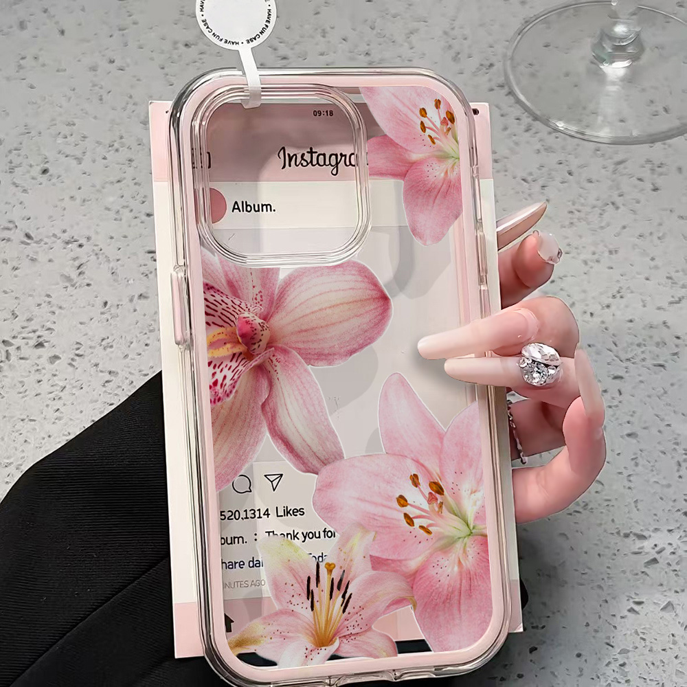 غطاء هاتف شفاف بتصميم زهرة الز - مراجعة Phone Cases Xr وسعره