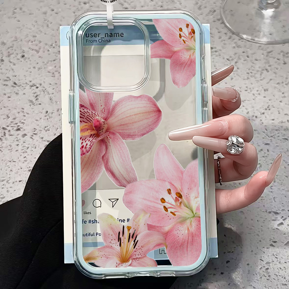غطاء هاتف شفاف بتصميم زهرة الز - مراجعة Phone Cases Xr وسعره