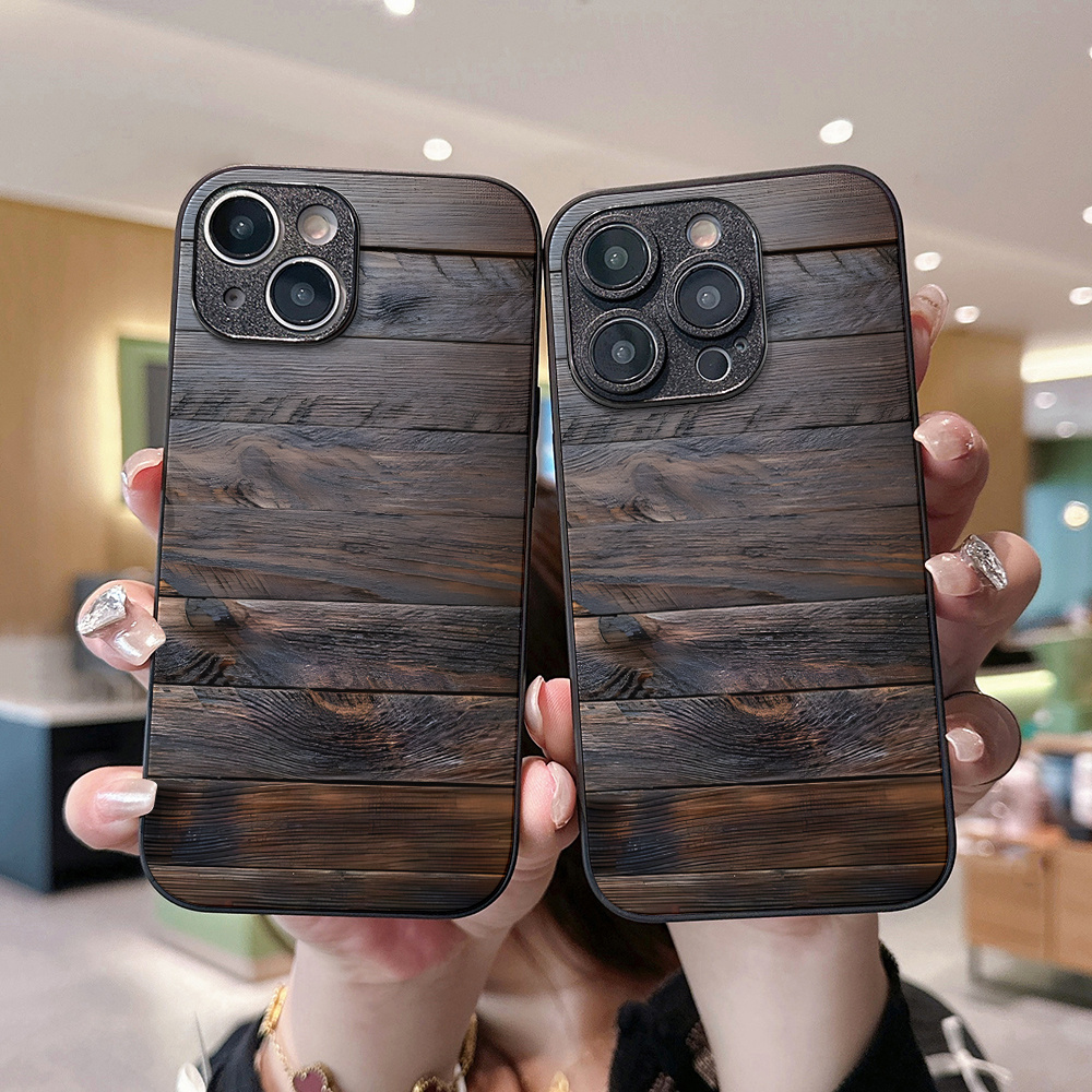 نمط خشبي بني-أسود، غطاء هاتف م - مراجعة Phone Cases Brown وسعره