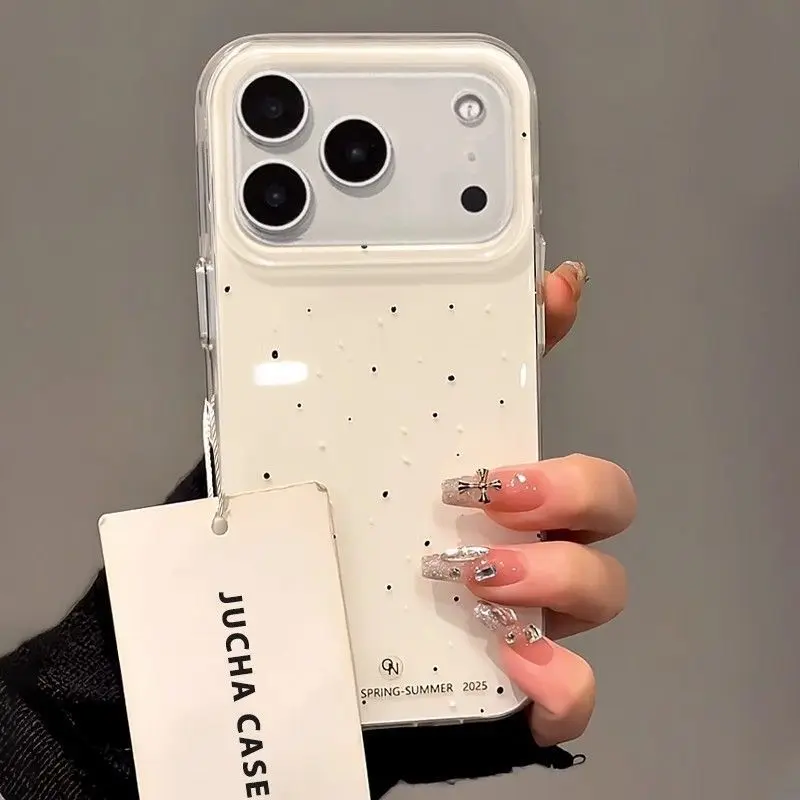 الكورية INS الرش الحبر البولكا - مراجعة Phone Cases Brown وسعره