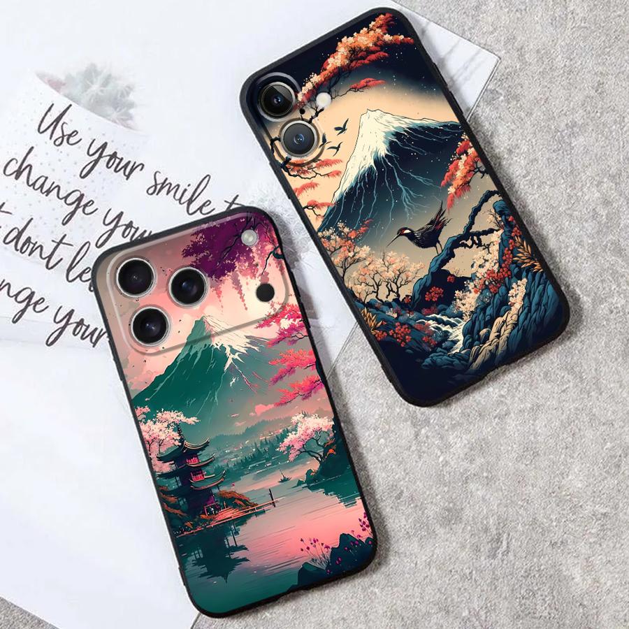 غطاء هاتف بتصميم جبل فوجي الجم - مراجعة Phone Cases Holder وسعره